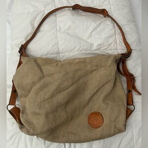 The Earth Bag canvas duffle tote bag
